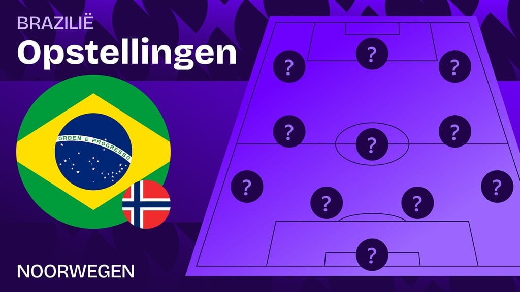 brazilie noorwegen opstellingen