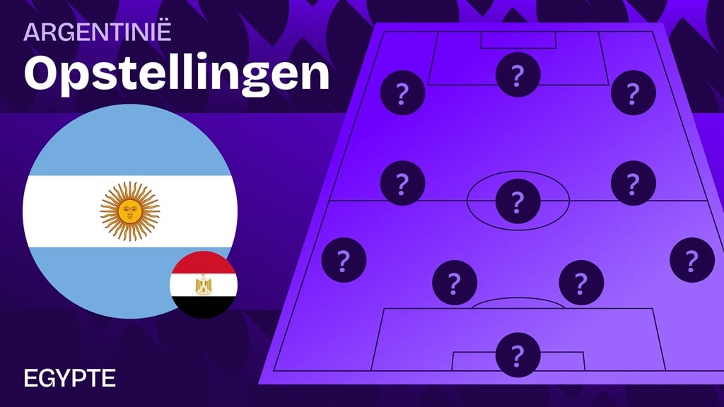 argentinie egypte opstellingen