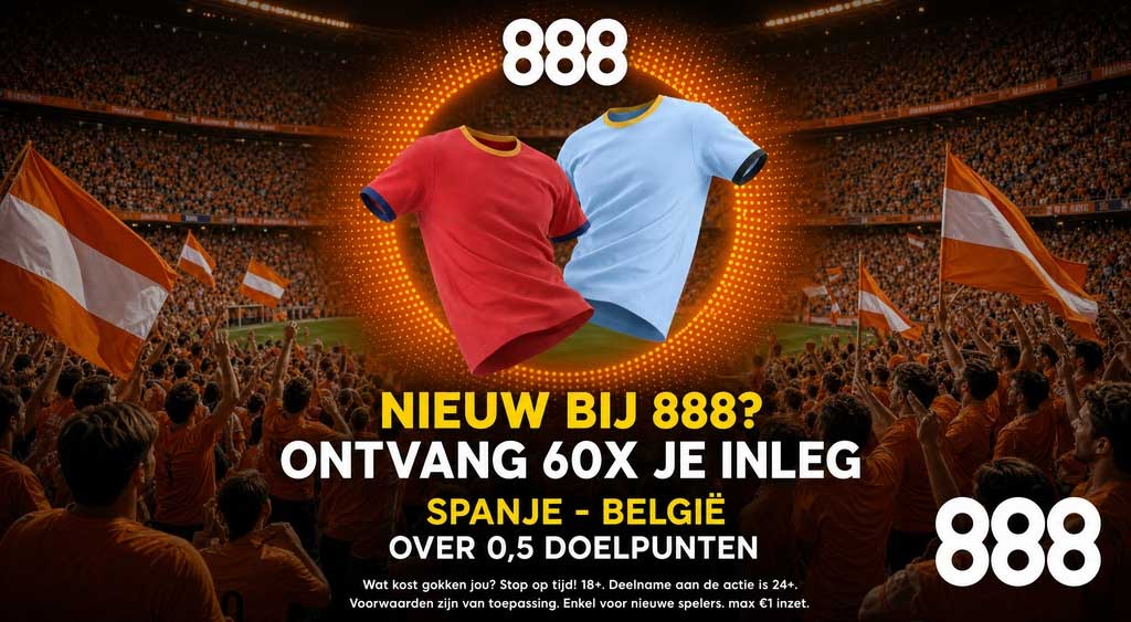 888 spanje belgie wedden