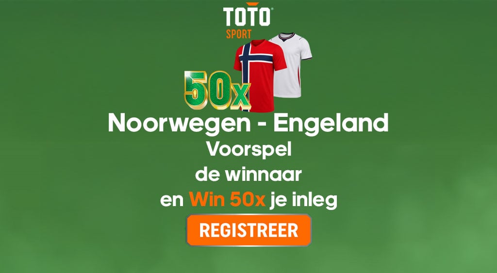toto noorwegen engeland wedden