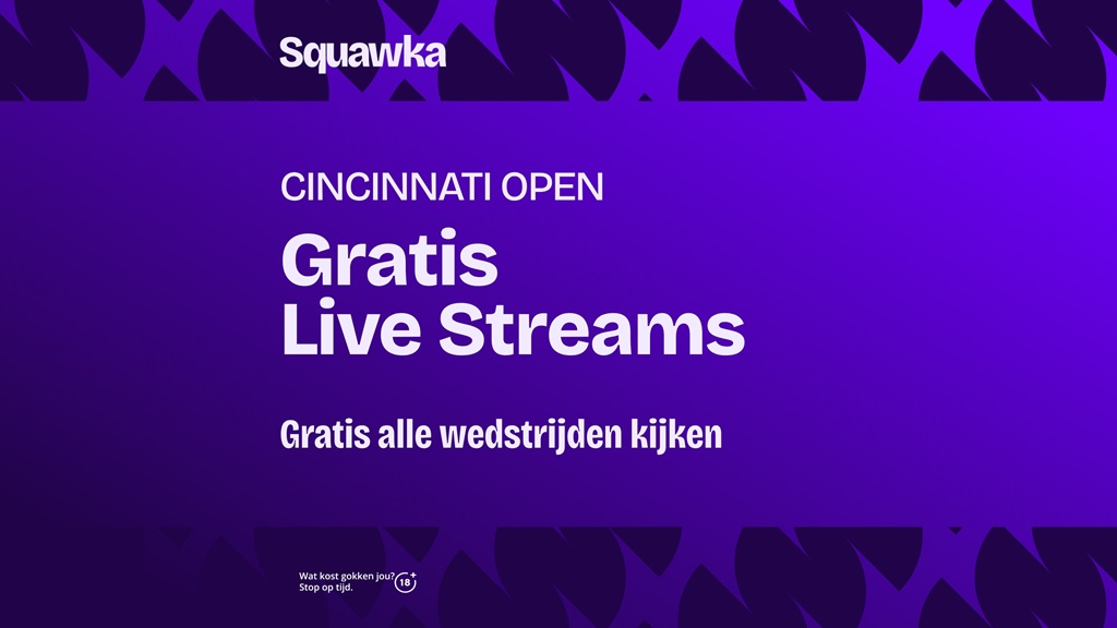 cincinnati open gratis live kijken