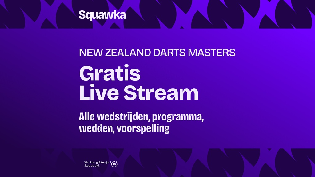 gratis live stream new zealand darts masters kijken