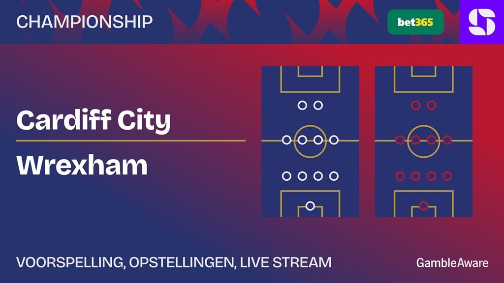 cardiff city wrexham fc voorspelling waar kijken live stream