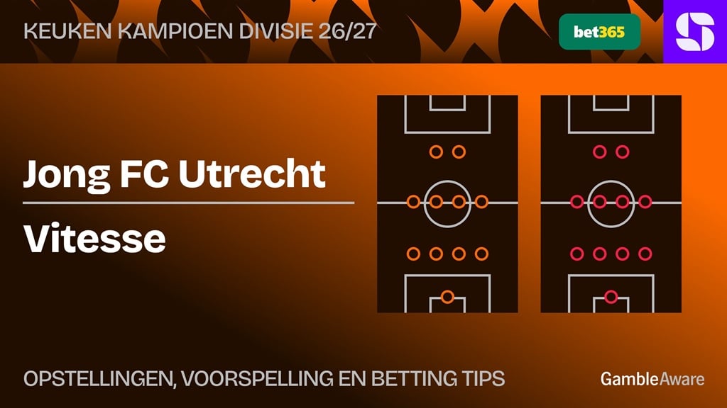 jong fc utrecht vitesse opstellingen voorspelling