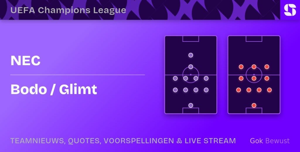 nec bodo glimt statistieken voorspelling