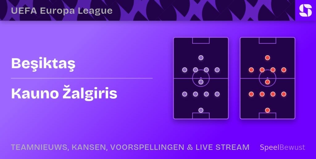 besiktas kauno zalgiris opstellingen statistieken