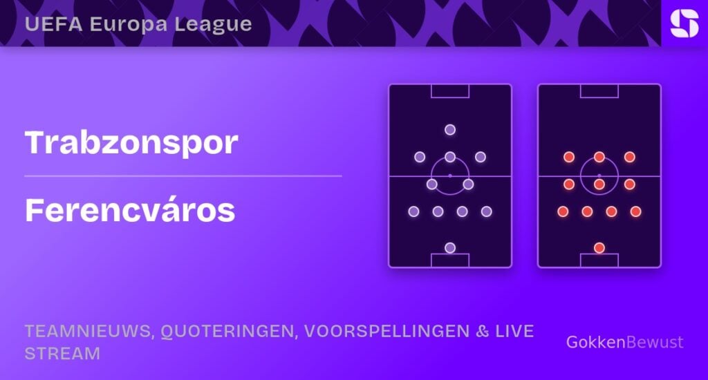 trabzonspor ferencvaros opstellingen statistieken