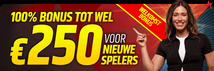 De Star Casino welkomstbonus: 100% tot €250