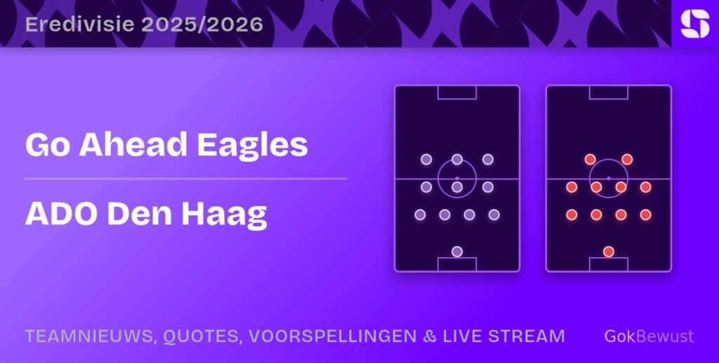 go ahead eagles ado den haag voorspelling statistieken