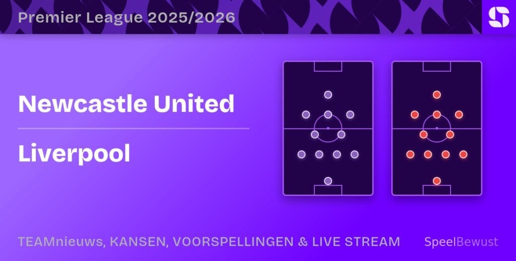 newcastle united liverpool statistieken opstellingen