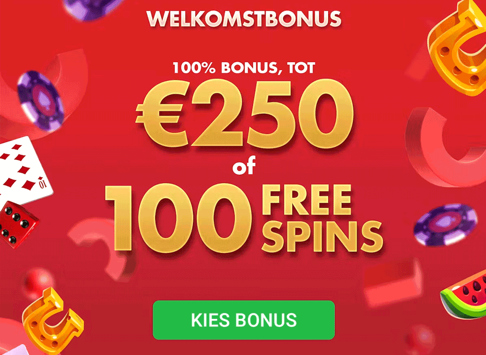 Circus Casino welkomstbonus: €250 bonusgeld of 100 Free Spins