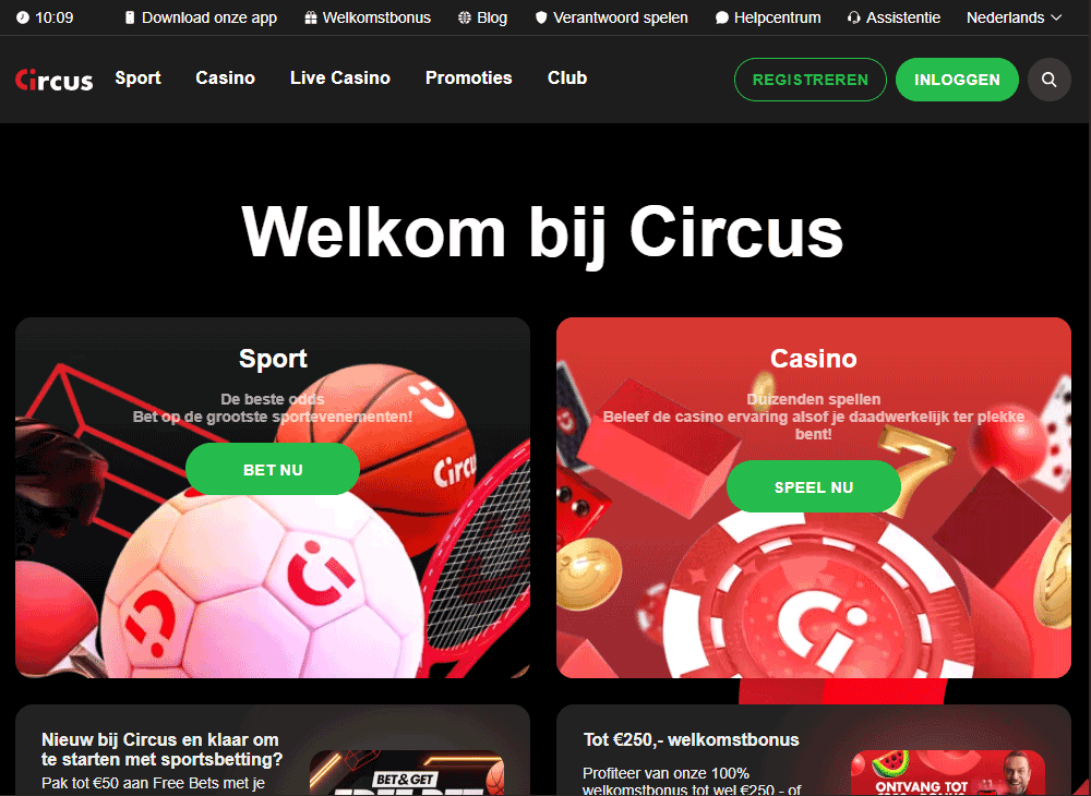 Circus Casino - niet bepaald moeders mooiste