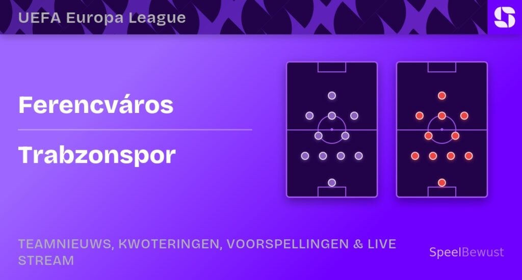 ferencvaros trabzonspor opstellingen voorspelling