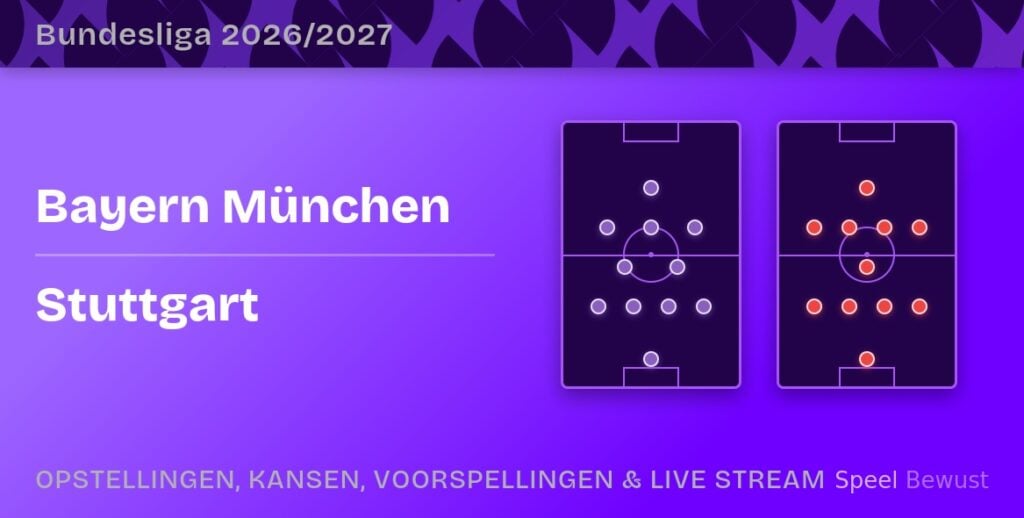 bayern munchen stuttgart opstellingen statistieken