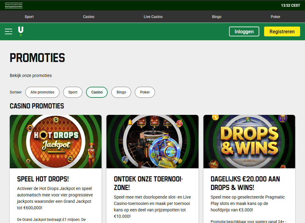 Promoties voor bestaande casinospelers