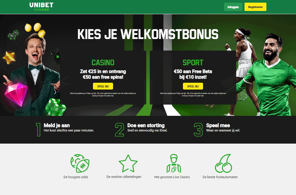 De Unibet Casino bonus: €50 cash free spins op Hyper Joker Gold