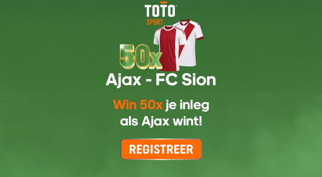 toto ajax fc sion win 50x inleg ajax wint