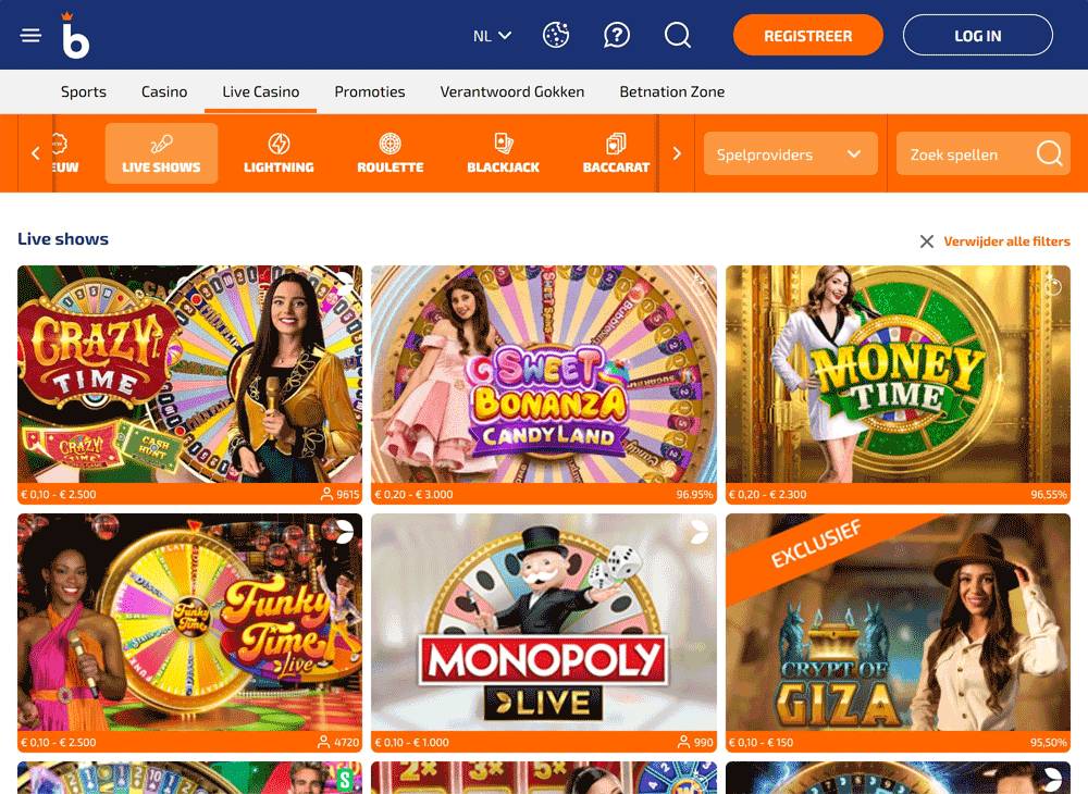 Game shows: waar Betnation echt uitblinkt
