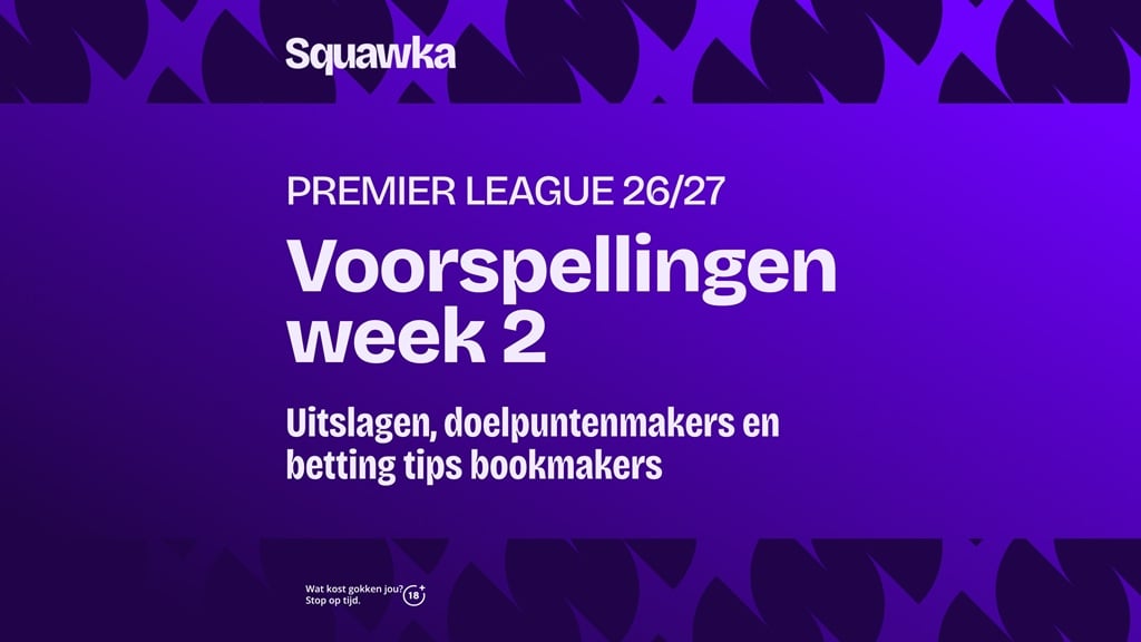 premier league voorspellingen speelronde 2