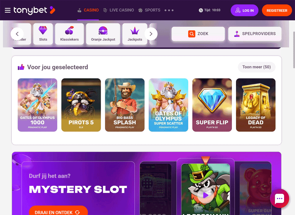Persoonlijke suggesties werken als een streamingdienst