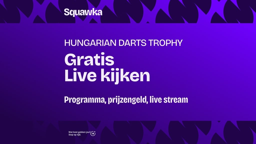 Hungarian Darts Trophy 2026 kijken: gratis live stream, programma, deelnemers en voorspellingen