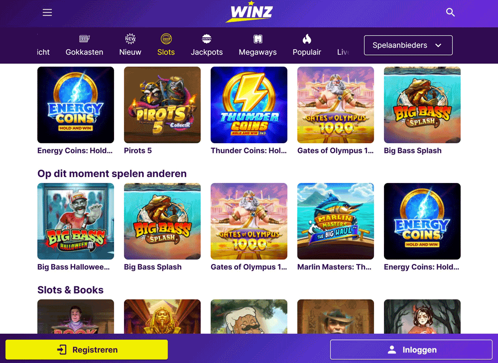 Mijn eerste indruk van Winz Casino