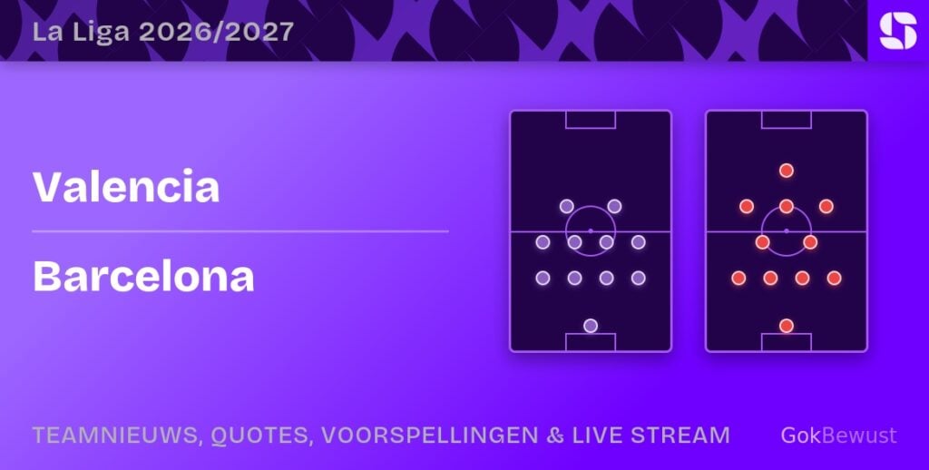 valencia barcelona statistieken opstellingen