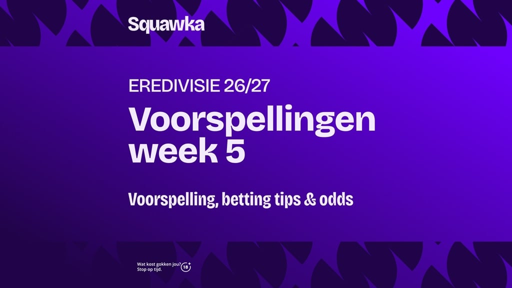 eredivisie voorspellingen speelronde week 5