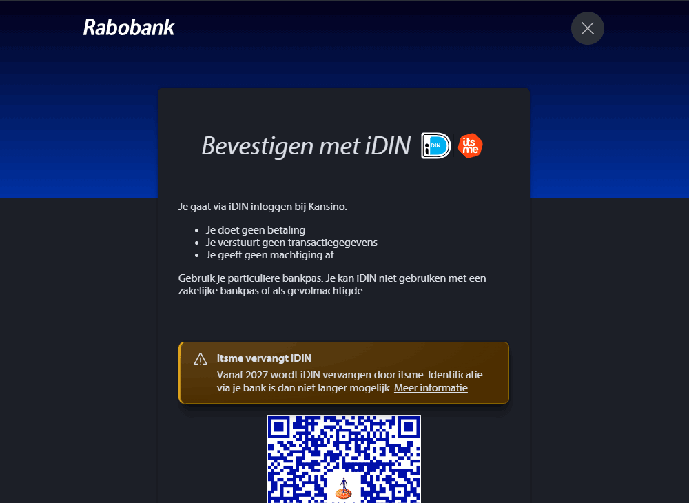 Bevestig de inlogactie in de juiste app