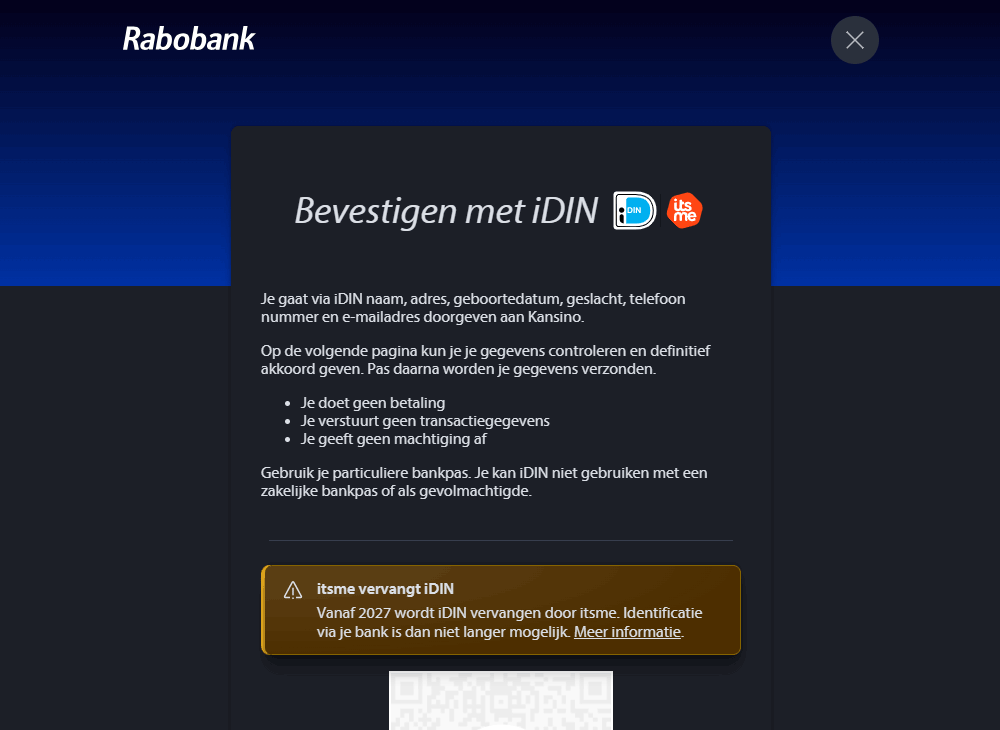 Zo werkt registreren met iDIN of itsme