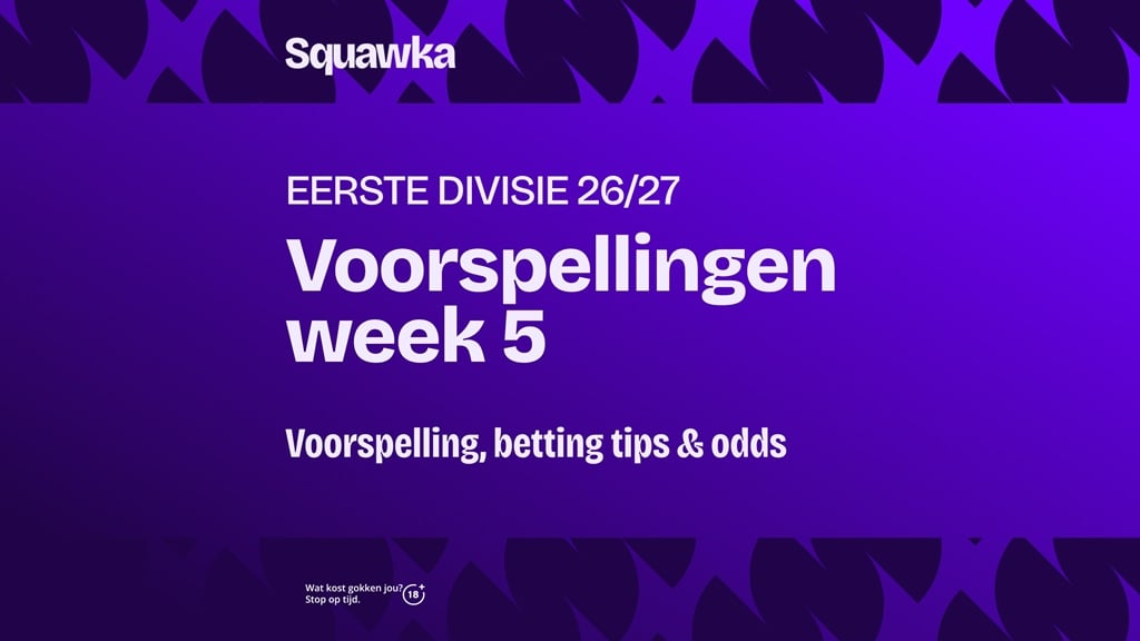 keuken kampioen divisie voorspellingen speelronde 5