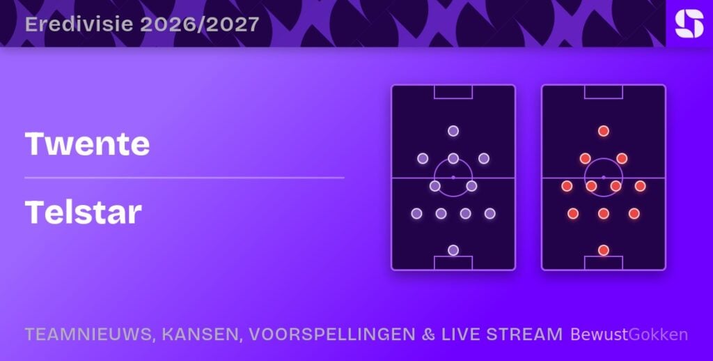 twente telstar opstellingen statistieken