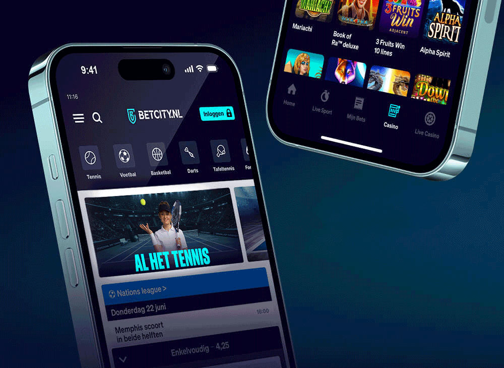 De BetCity app voor iOS en Android
