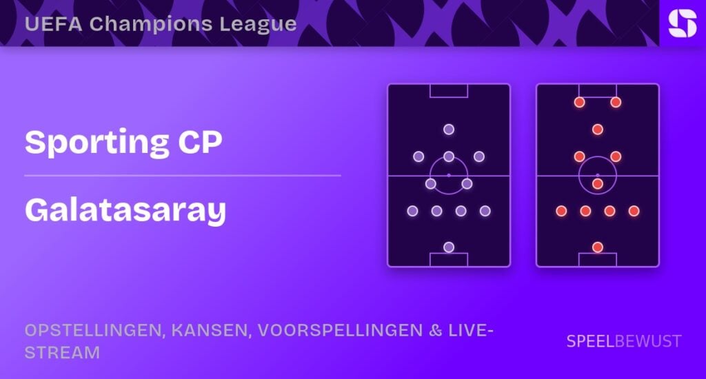sporting cp galatasaray statistieken opstellingen