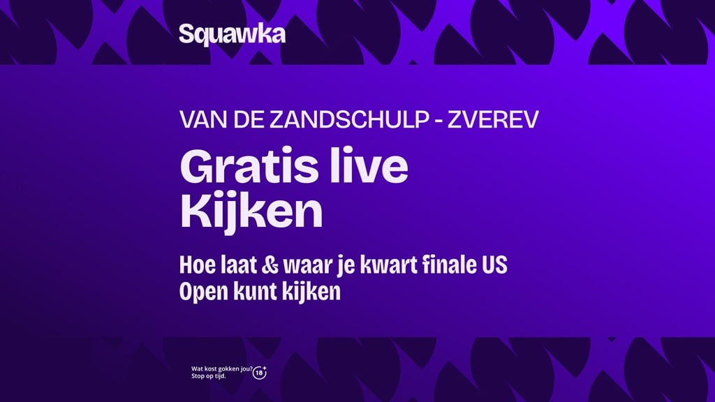 waar en hoe laat botic van de zandschulp alexander zverev us open kijken