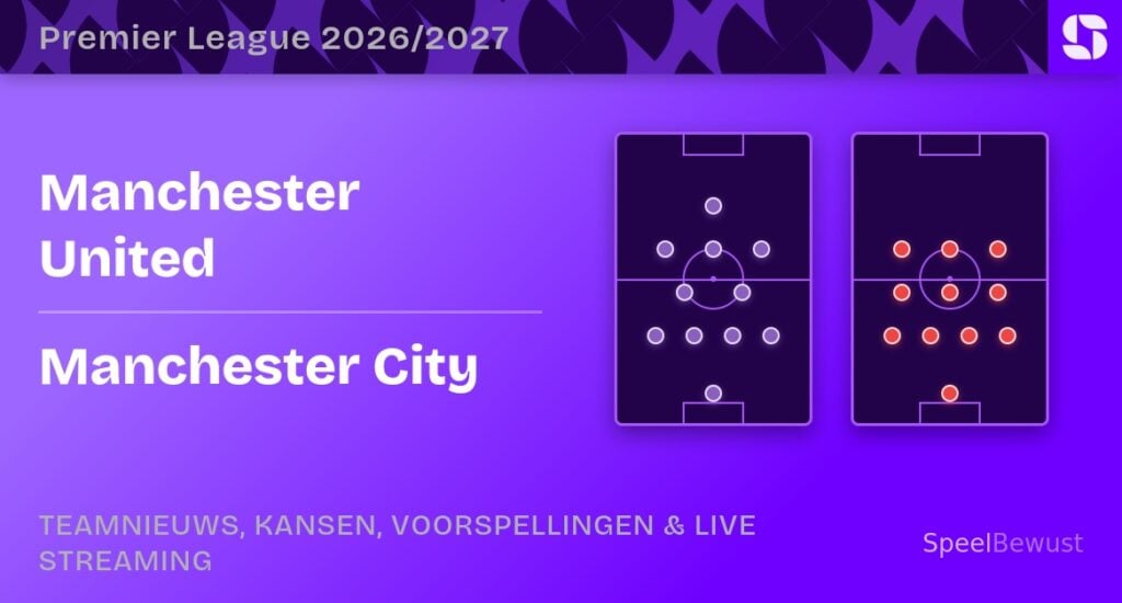 Manchester United manchester city statistieken opstellingen