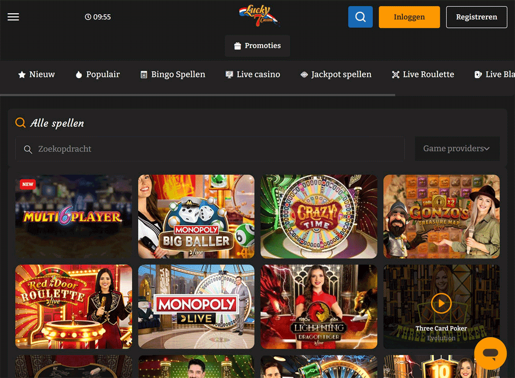 Mijn eerste indruk van de Lucky7Casino website