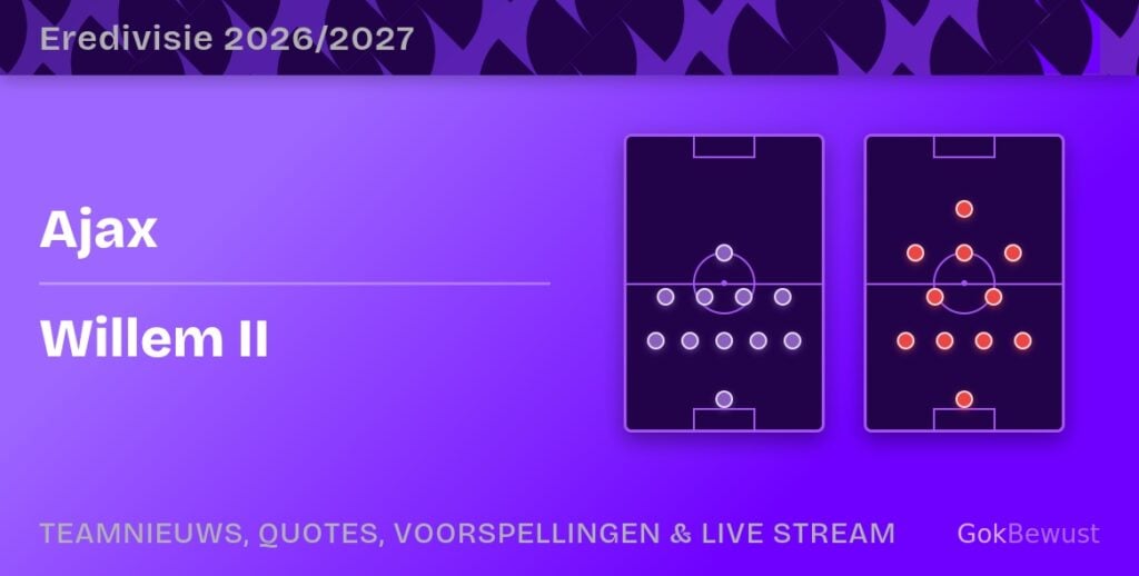 ajax willen ii opstellingen statistieken