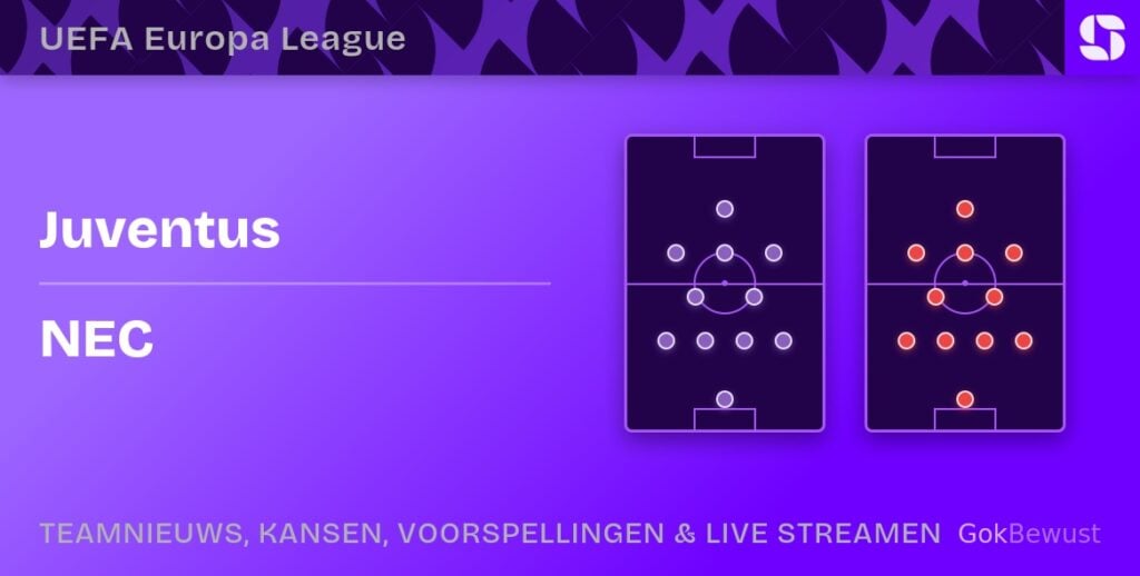 juventus nec statistieken opstellingen