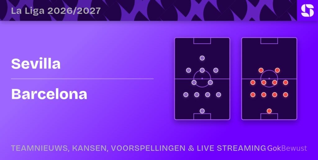 sevilla barcelona opstellingen statistieken