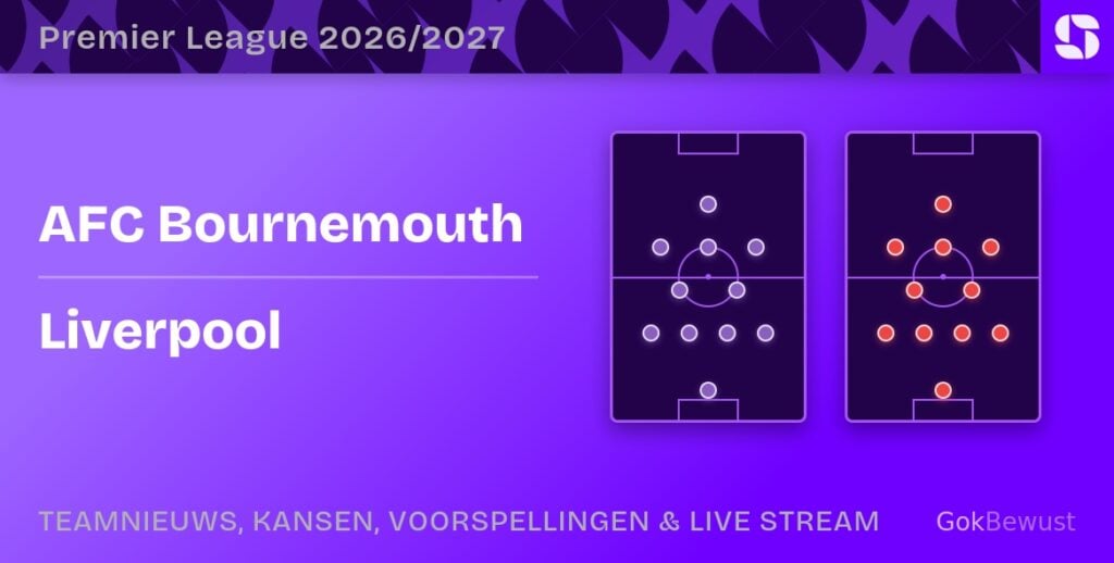 bournemouth liverpool opstellingen