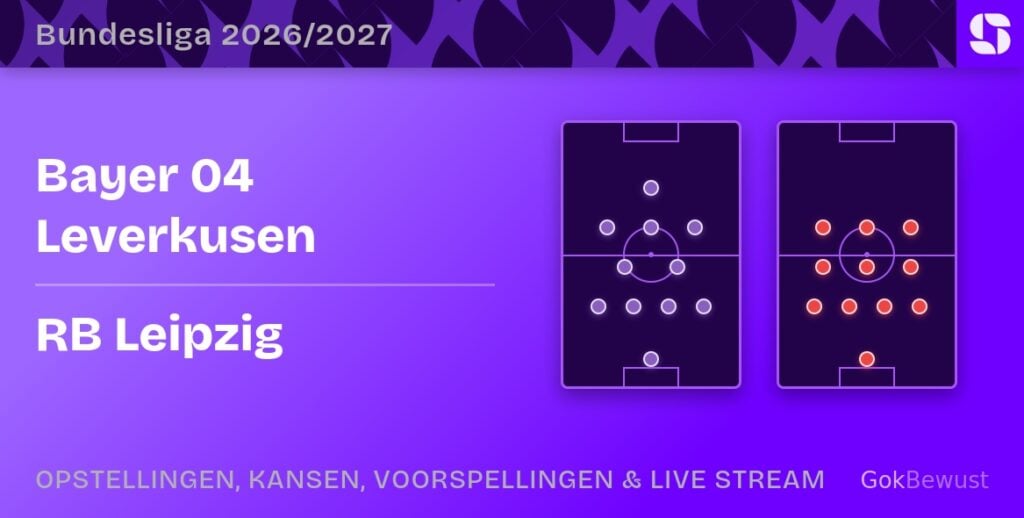 leverkusen rb leipzig opstellingen statistieken