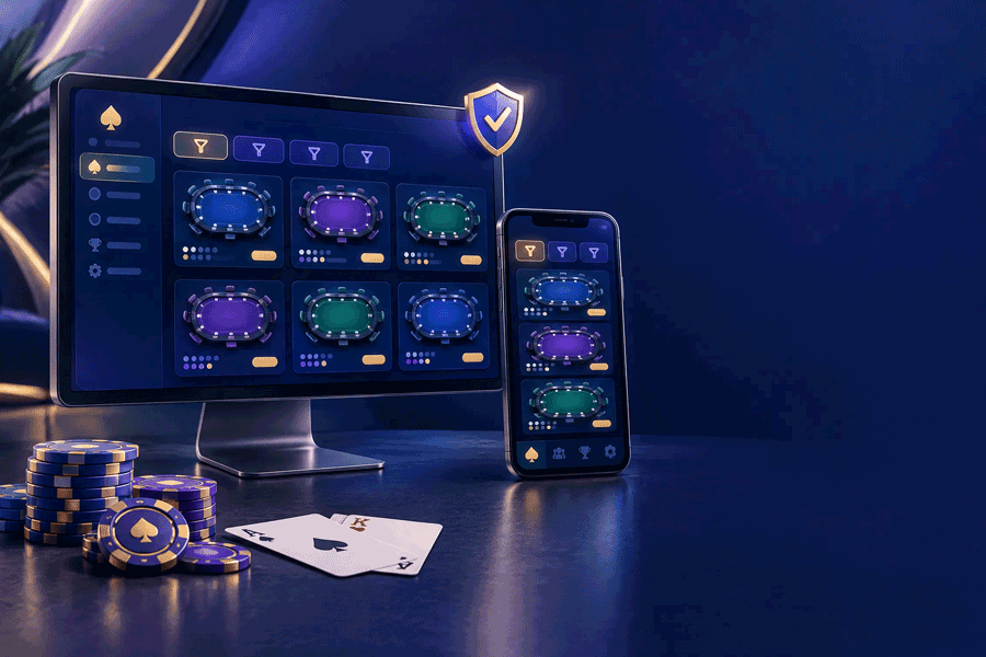 Online poker op mobiel, browser of desktop