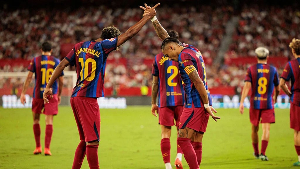 raphinha en lamine yamal barcelona gouden duo