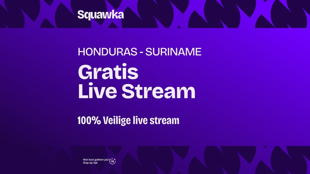 waar je honduras suriname live stream kunt kijken