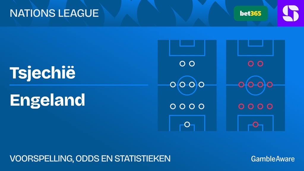 Tsjechië – Engeland: voorspelling, odds en statistieken (Nations League 29 september)