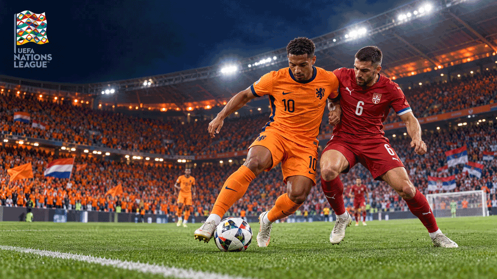 Opstellingen Nederland – Servië