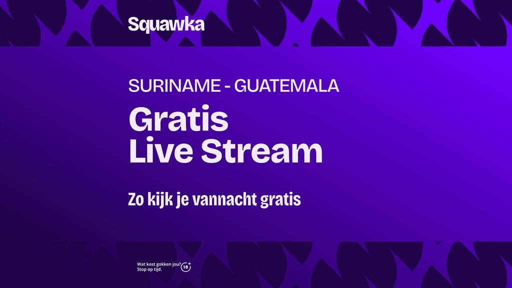 suriname guatemala gratis live stream kijken