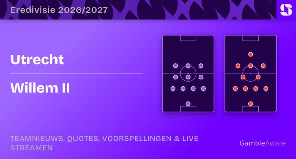 utrecht willem ii opstellingen statistieken