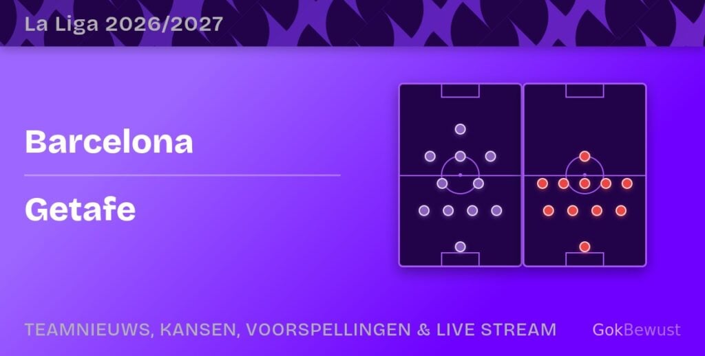 barcelona getafe statistieken opstellingen